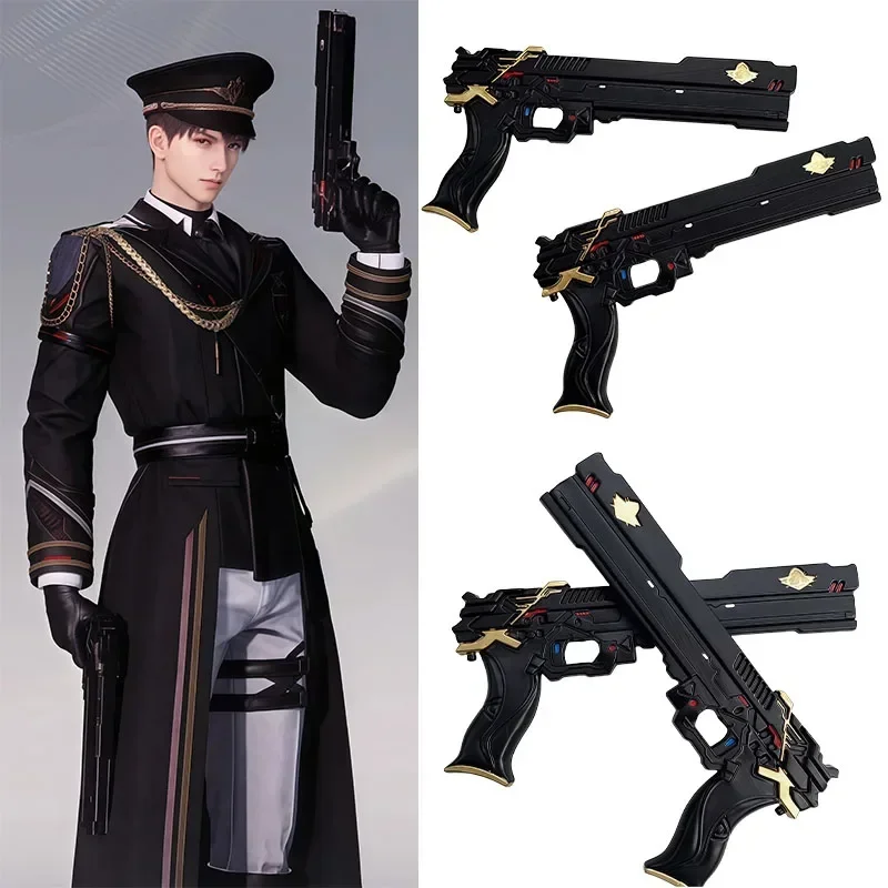 Prop Para Cosplay - 2026年アニメカーニバルパーティーコスチューム小道具ゲーム「ラブアンドディープスペース」ケイレブ公式ロールプレイ小道具「スターフェイアーコマンダー」ツインピストル
