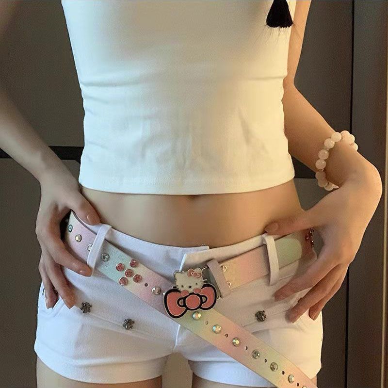 Easy Cosplay Prop - 新しいベルト - ミレニアム KT ピンクの猫ヘッドガール ケイティ