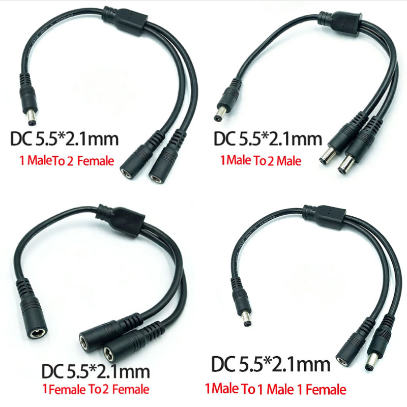 1PC DC 5.5 ミリメートル * 2.1 ミリメートル - Led El Wire のレビューと価格