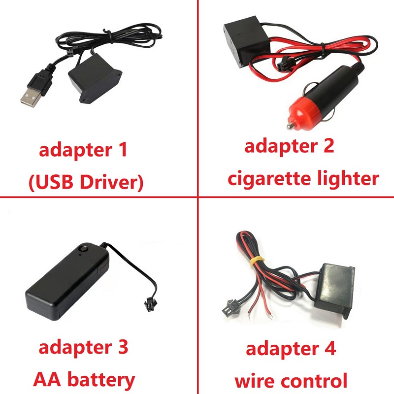 LEDネオンワイヤーケーブル,自分でできるパーティーウェア, - Led El Wire のレビューと価格