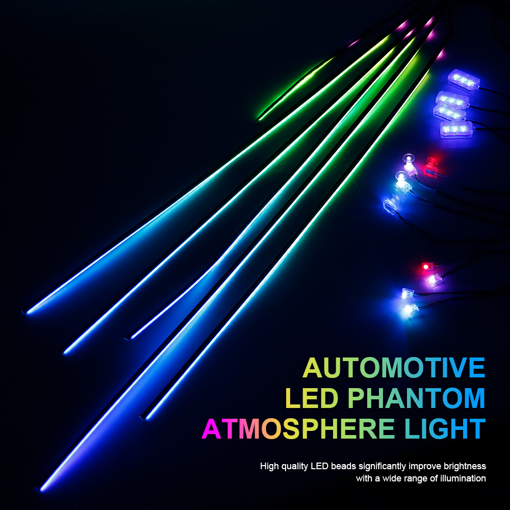 18/22 で 1 アクリル Led 車アンビエントライト  - Led El Wire のレビューと価格