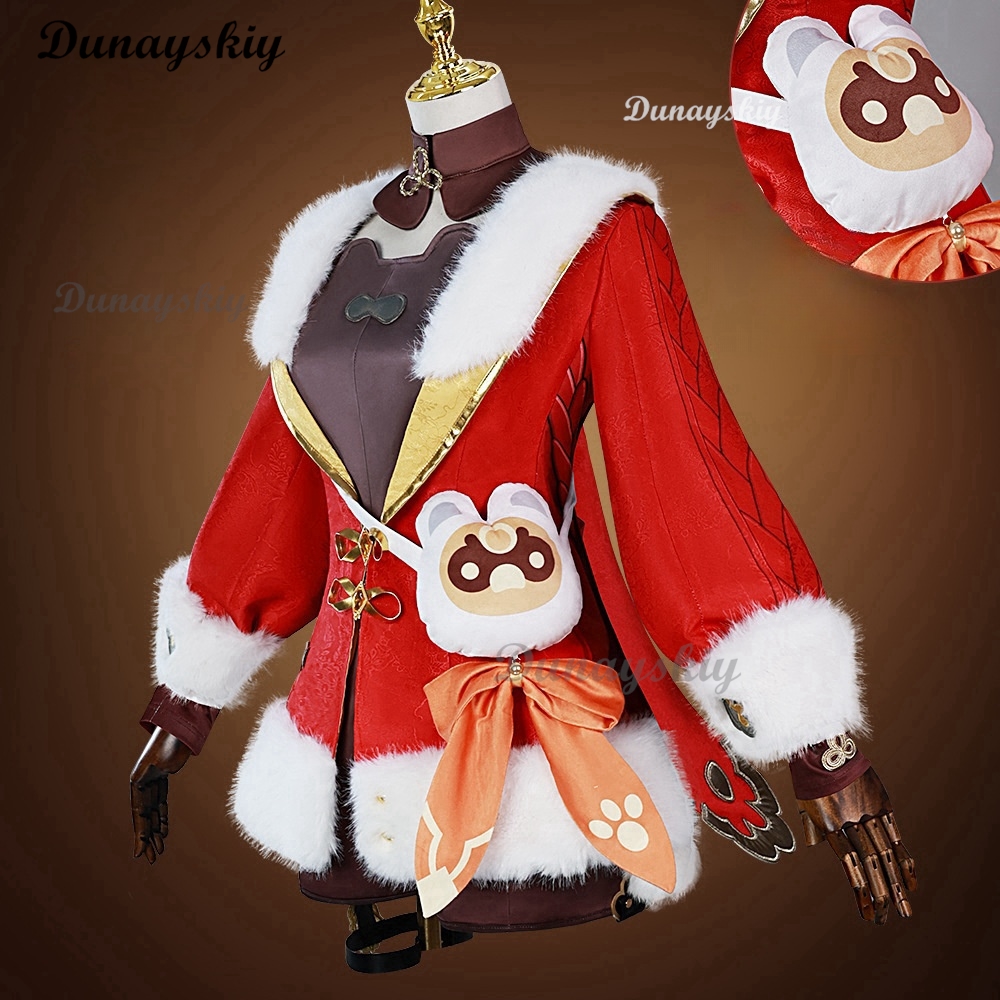 原神 Xiangling コスプレ衣装ウィッグ赤い制服スーツ - Cosplay Prop Bag のレビューと価格