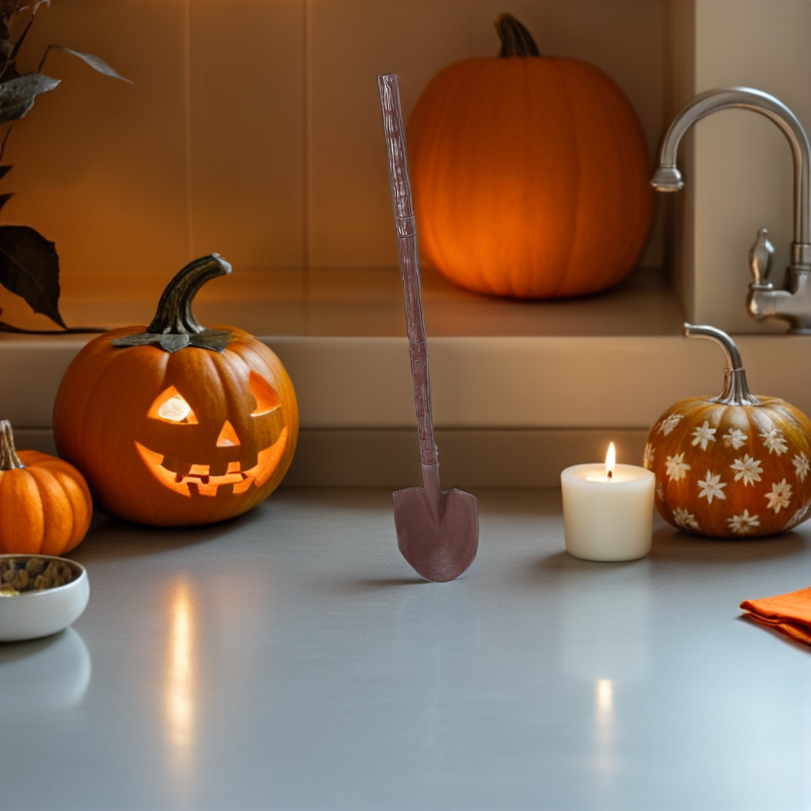 ハロウィンコスチューム小道具墓地ツール偽プラスチック取り外し - Detachable Cosplay Prop のレビューと価格