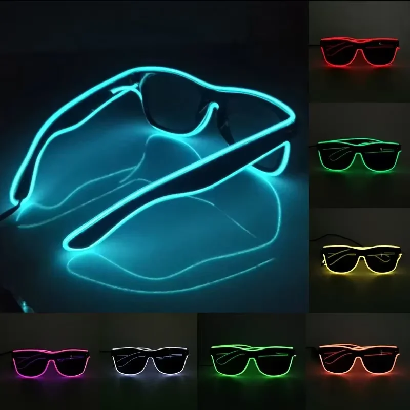 ネオンLED光るサングラス カラフルELワイヤーライトアップ - Led El Wire のレビューと価格