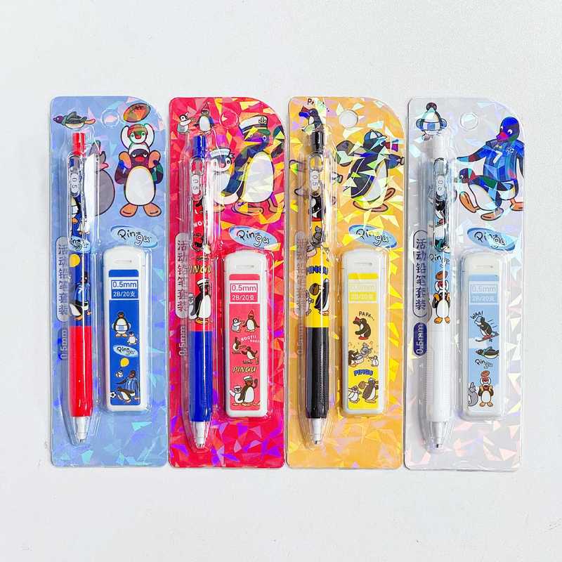 4/24 個かわいいピングーシャープペンシルセット文具リフィ - Easy Cosplay Prop のレビューと価格
