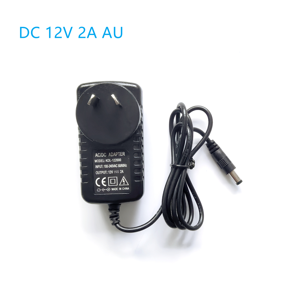 AC 110-240V DC 12V 2A ユニバーサル電源 - Led El Wire のレビューと価格