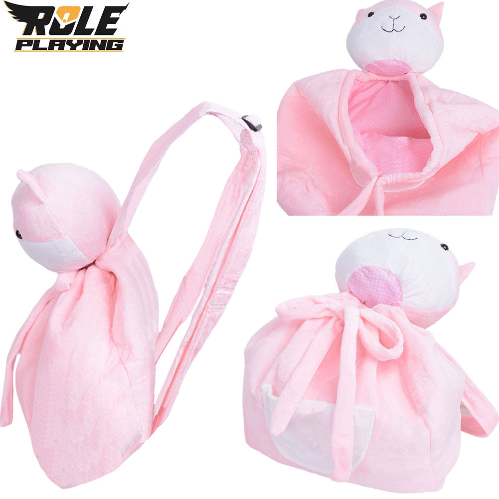 アニメダンガンのロンパ千秋ななみコスプレファンタジアピンク猫 - Cosplay Prop Bag のレビューと価格