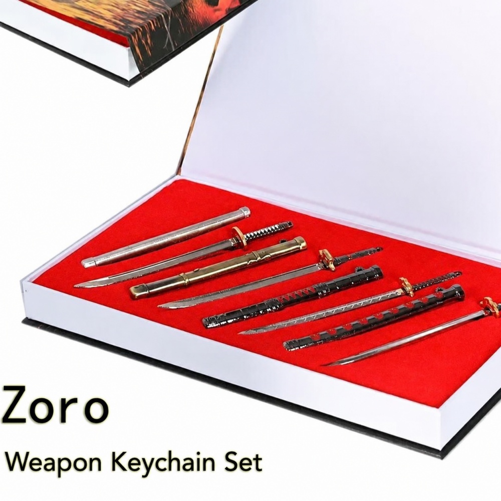 アニメワンピースゾロ剣キーホルダーボックスセットおもちゃ刀ペ - Cosplay Prop Katana のレビューと価格