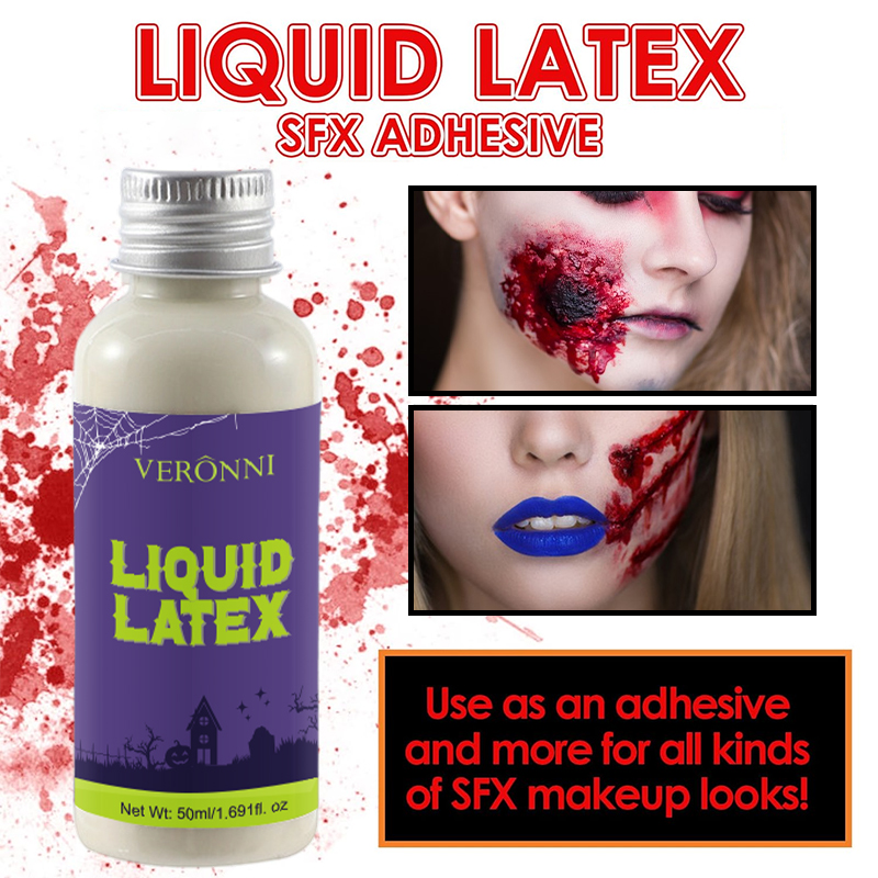 ハロウィン速乾性液体ラテックスメイクアップ多機能特殊効果メイ - Body Paint Sfx のレビューと価格