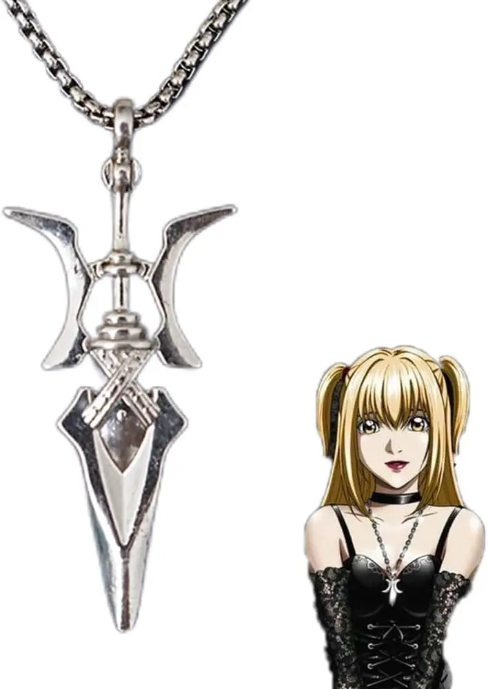 弥海砂 コスプレ ペンダント チェーンネックレス - シルバ - Magnetic Clasp Cosplay のレビューと価格