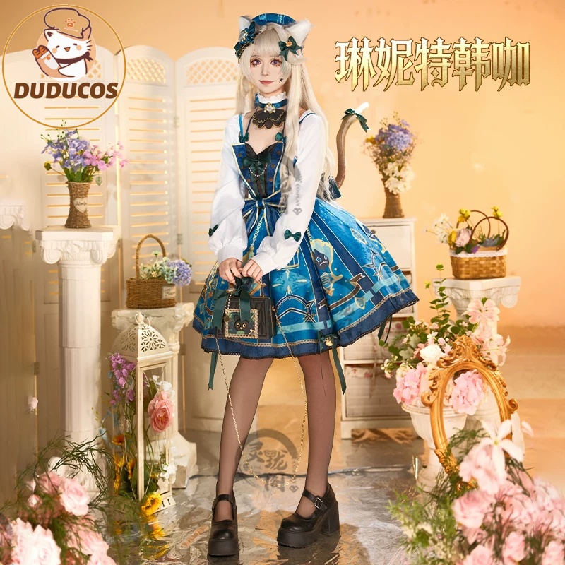 原神インパクト リネット コスプレ衣装ウィッグドレス帽子帽子 - Cosplay Prop Bag のレビューと価格