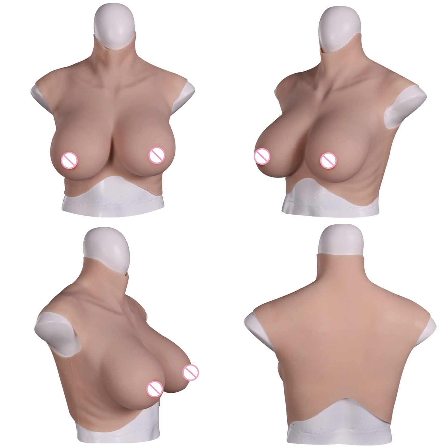 男性のための偽の乳房,人工乳房の充填,女性のためのシリコーン - Cosplay Prop Filler のレビューと価格