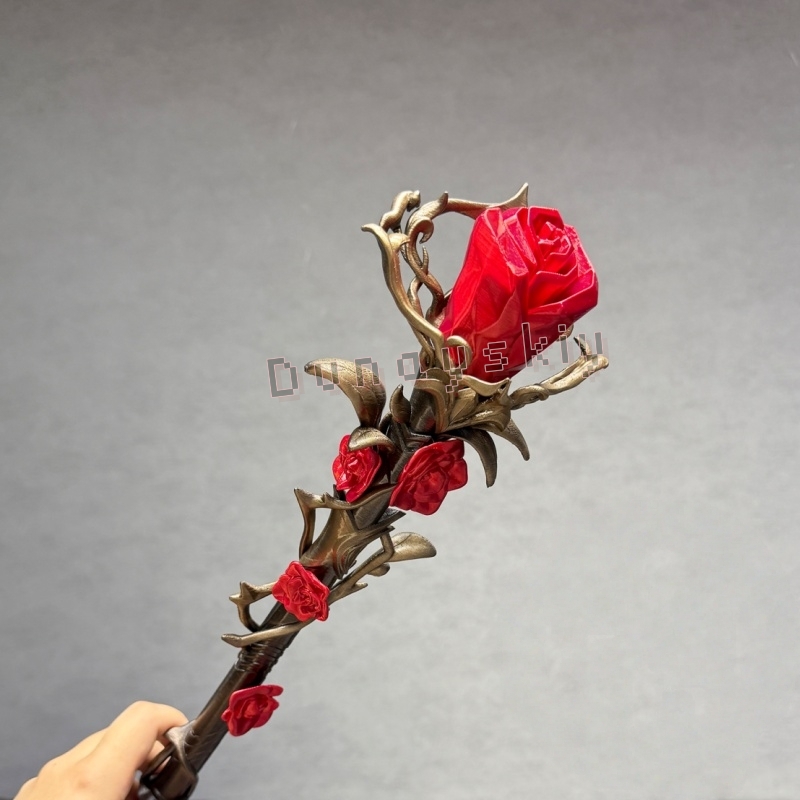 Sylus Staff シルバーウィングデーモンレッドローズ - Detachable Cosplay Prop のレビューと価格