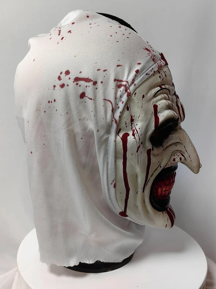 ハロウィン怖いマスク テリファイヤー ピエロ ラテックスマス - Briar Cosplay Prop のレビューと価格