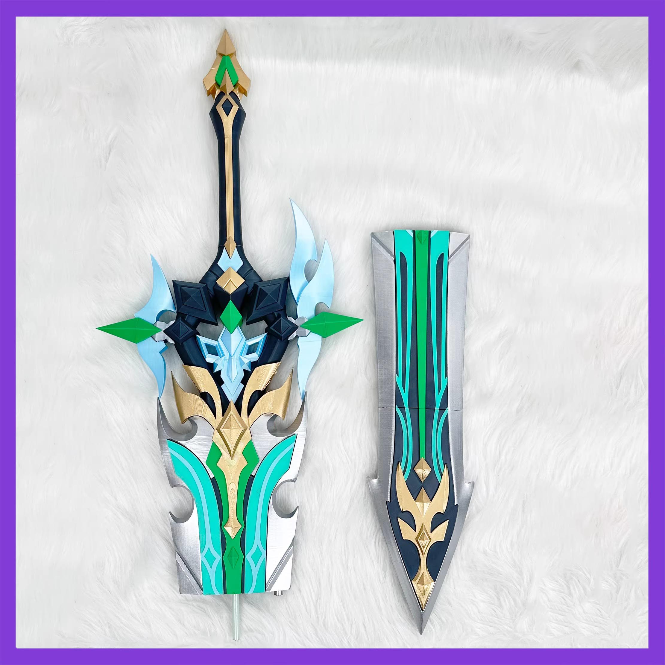 原神 ファルコ コスプレ小道具 二刀流 デュアルプロップ 取 - Detachable Cosplay Prop のレビューと価格