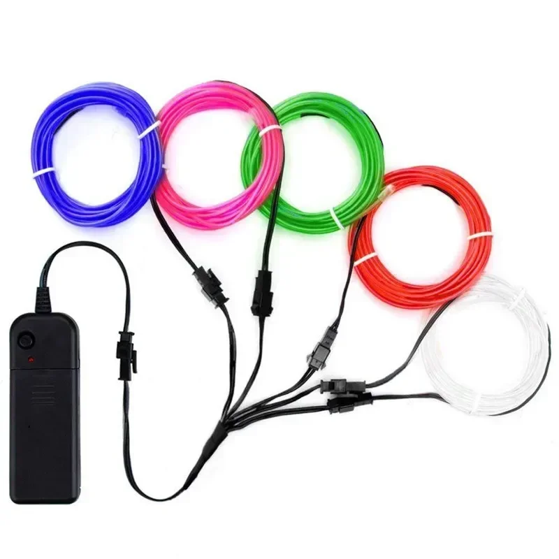 1 メートル/3 メートル/5 メートル柔軟なネオンライトボ - Led El Wire のレビューと価格