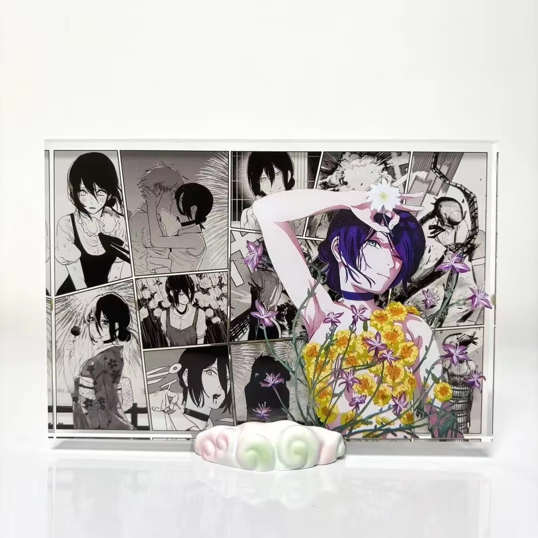 アニメフィギュアデンジとレゼアクリルスタンドカードモデルデス - Acrylic Cosplay Prop のレビューと価格