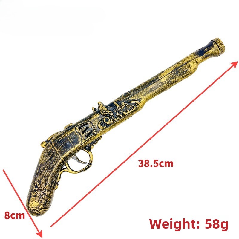 40 センチメートル/15.75 インチ海賊銃プラスチックコ - Cosplay Prop Pistol のレビューと価格